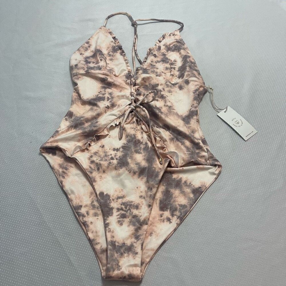 NWT SOAH Soul Of A Hippie One Piece Swimsuit Size XL New